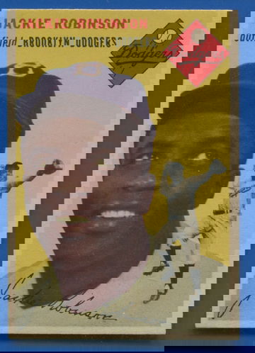 1954 Topps #10  Jackie Robinson Brooklyn Dodgers HOF EX+