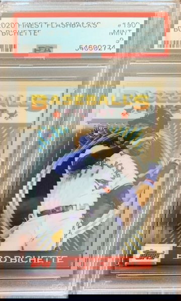 2020 Finest Flashbacks Bo Bichette RC PSA 9 Mint