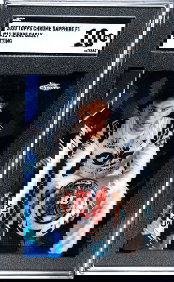 2020 Topps Chrome Sapphire Pierre Gasly Variation IV SP Formula 1 F1 SGC 10