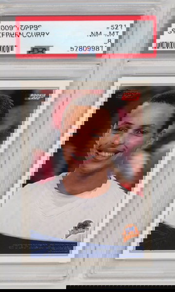 Stephen Curry 2009 Topps PSA 8 Steph Rookie