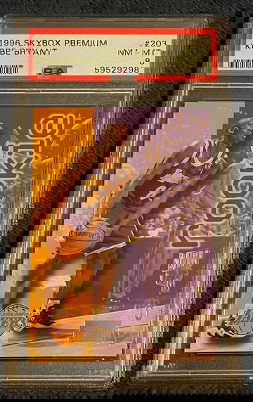 1996 Skybox Premium Kobe Bryant PSA 8