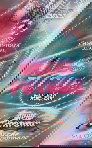 2021 Topps Chrome UEFA Champions League Neon Future Steve Aoki *online exclusive*