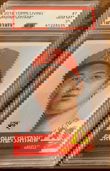 2018 Topps Living Shohei Ohtani PSA 10