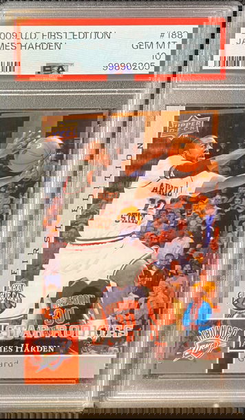 2009-10 Upper Deck First Edition - #188 James Harden Star Rookies RC PSA 10 GEM