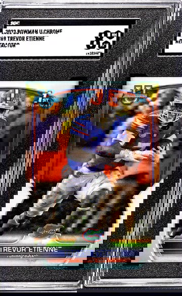 2022 Bowman U Chrome #69 Trevor Etienne Refractor SGC 8