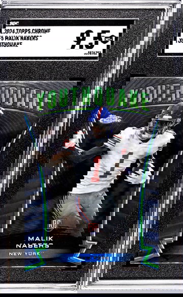 2024 Topps Chrome #Y-5 Malik Nabers Youthquake SGC 9.5