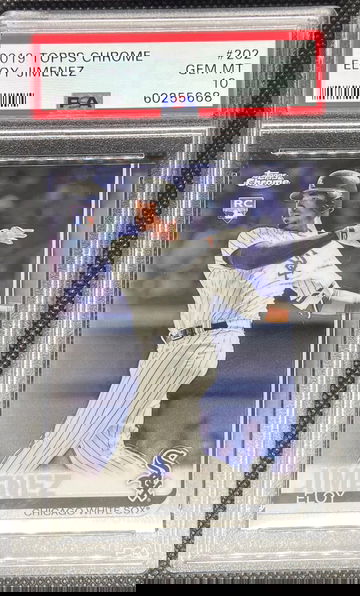 2019 Topps Chrome #202 Eloy Jimenez White Sox RC Rookie PSA 10 GEM MINT