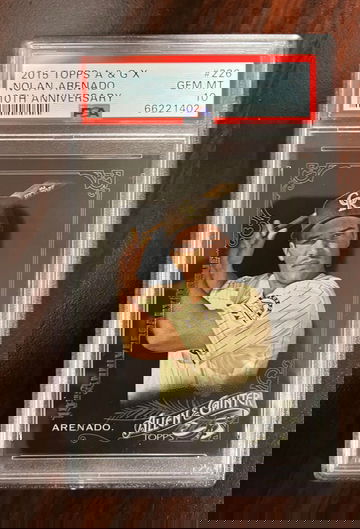 2015 Topps Allen & Ginter X Nolan Arenado 10th Anniversary PSA 10