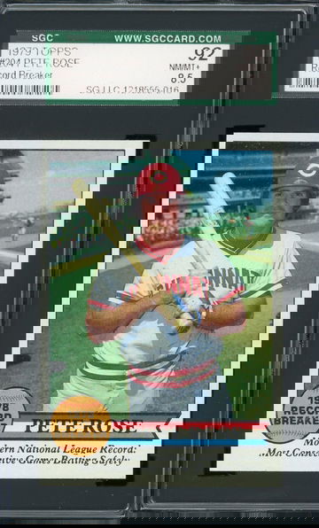 1979 TOPPS Pete Rose REDS RECORD BREAKER SGC MINT+ 8.5!