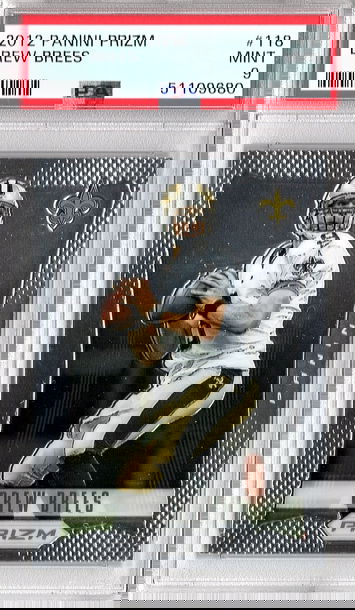 2012 Prizm Drew Brees PSA 9