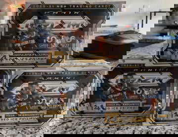(3) 2021 Panini Prizm Basketball NBA Mega Box 