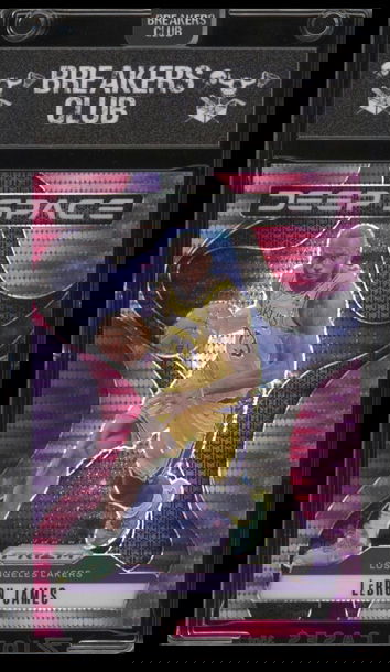 Lebron James 2024 Panini Prizm Deep Space #5 Pink Pulsar /42