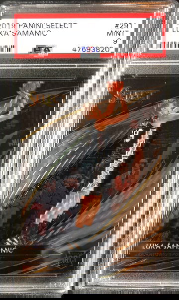 2019 Panini Select Luka Samanic Courtside PSA 9
