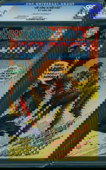 OUR ARMY AT WAR #193, CGC 9.2 NM-