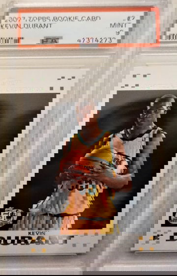 2007 Kevin Durant Topps Rookie Card (PSA 9)