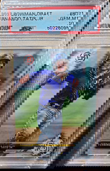 Fernando Tatis Jr. 2017 Bowman Draft Gem Mint PSA 10 San Diego Padres