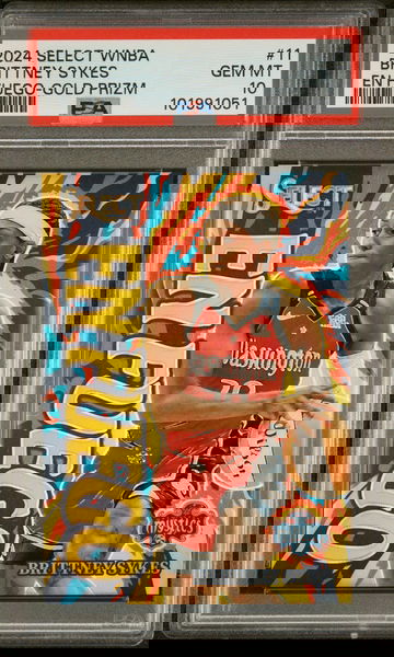 2024 Panini Select WNBA En Fuego Gold Prizm Brittney Sykes #11 /10 PSA 10