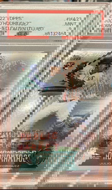 2022 Topps Julio Rodriguez Home Field Advantage rookie psa 9