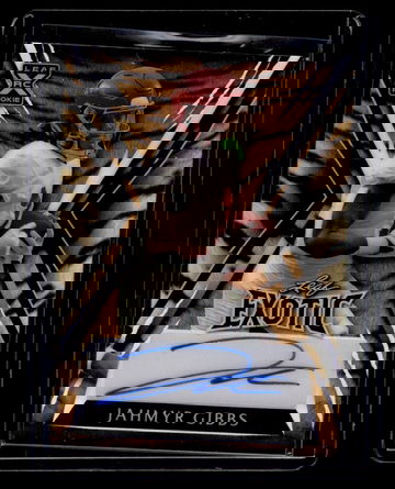 2023 Leaf Exotic Jahmyr Gibbs #BA-JG1 RC Auto