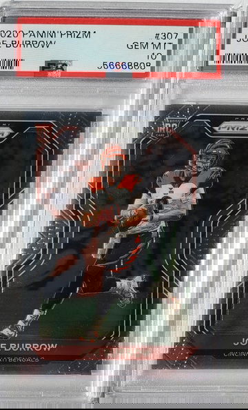 2020 Panini Prizm Joe Burrow PSA 10 #307