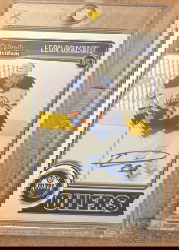 2014-15 O-Pee-Chee Platinum Leon Draisaitl Rookie Auto