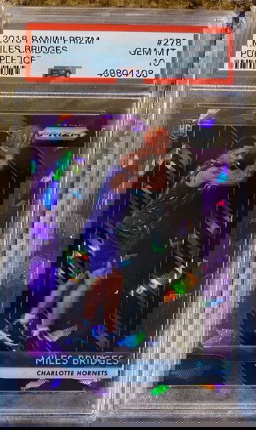 Miles Bridges Prizm /149 Purple Ice Rookie Card 2018