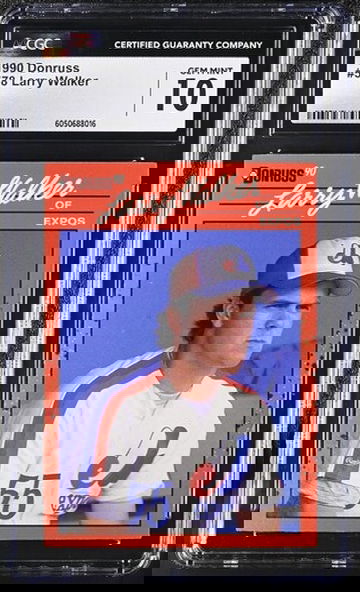 1990 Donruss Larry Walker RC #578 Montreal Expos - HOF