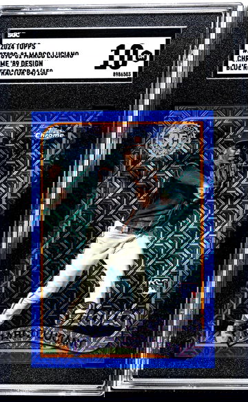 2024 Topps Chrome '89 Blue Refractor Marco Luciano #2T89C-81 RC /150 SGC 10