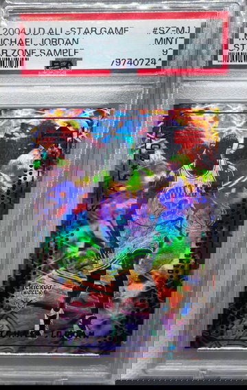 2004-05 UD All-Star Game Star Zone Sample #SZ-MJ Michael Jordan PSA 9