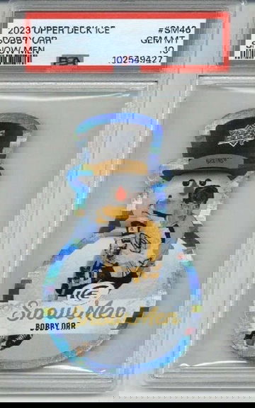 2023 UPPER DECK ICE SNOW MEN #SM46 BOBBY ORR CARD BRUINS PSA 10 LOW POP