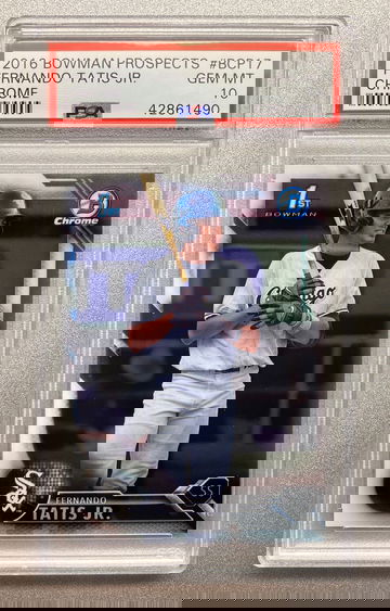 FERNANDO TATIS JR 2016 BOWMAN CHROME TRUE ROOKIE PSA 10 GEM MINT 