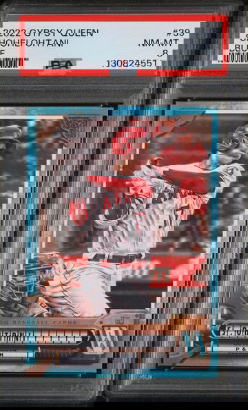 2022 Topps Gypsy Queen Blue Shohei Ohtani #39 /150 PSA 8