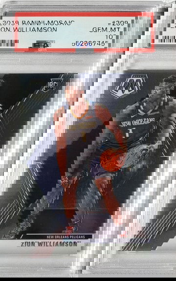 2019 Panini Mosaic Zion Williamson PSA 10 #209