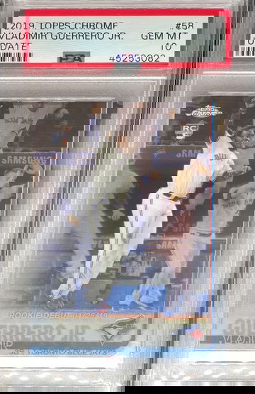 PSA 10 2019 Topps Chrome Vladimir Guerrero Jr Update #58