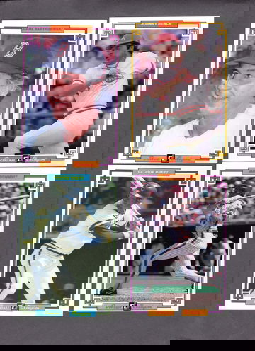 Lot of (10) 1984 Donruss Champions Jumbo Cards All HOF Ripken Brett Schmidt