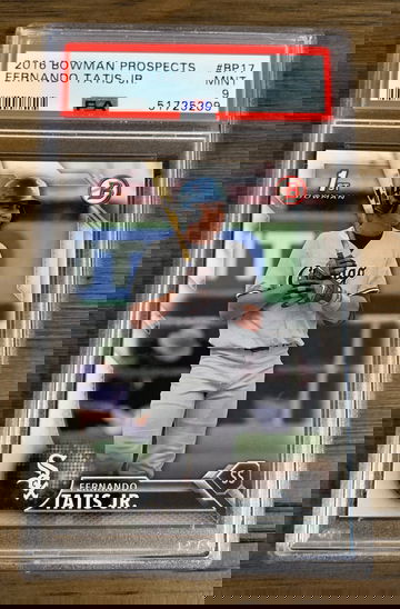 FERNANDO TATIS JR. 2016 Bowman 1st Paper Prospects #BP17 PSA 9 MINT