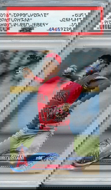 Shohei Ohtani Topps Update Rookie PSA 10 NEP 726