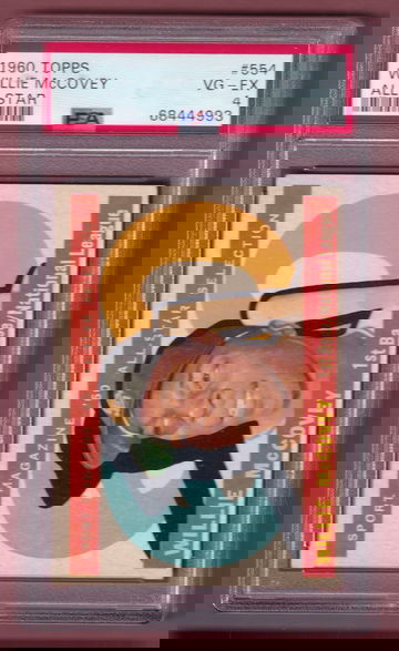 1960 Topps #554 Willie McCovey All Star PSA 4