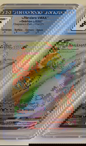 Charizard champions path secret rare cgc 8