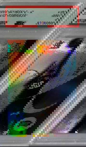 1999 Skybox E-X David Robinson PSA 9 #26