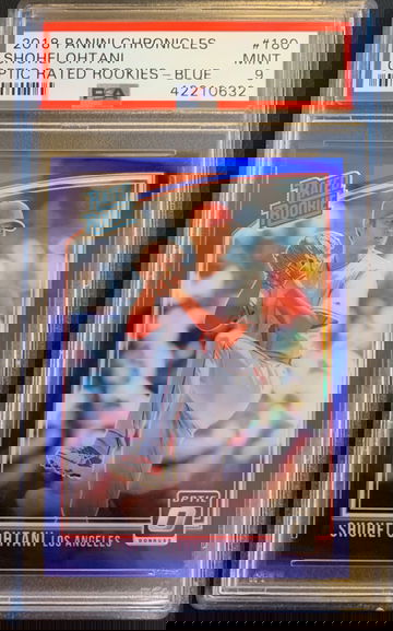 2018 Panini Optic Shohei Ohtani Blue /149 PSA 9