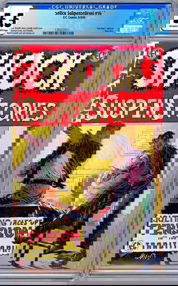 SHOCK SUSPENSTORIES #16 CGC 5.5 *CONTROVERSIAL RAPE STORY* JOE ORLANDO EC 1954