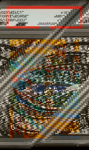 2023 Panini Select Sensations Gold Keyonte George #19 /10 PSA 9