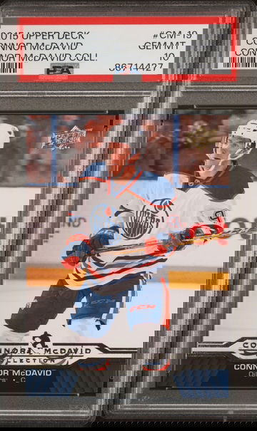 2015 Upper Deck Connor Mcdavid Collection #CM-19 Connor Mcdavid PSA 10