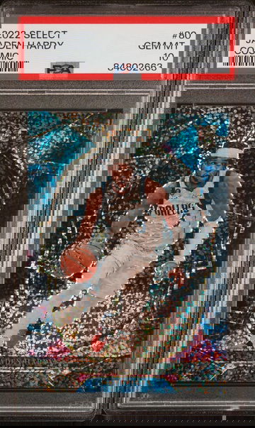 2022 Panini Select Cosmic Jaden Hardy #80 RC Prizm PSA 10