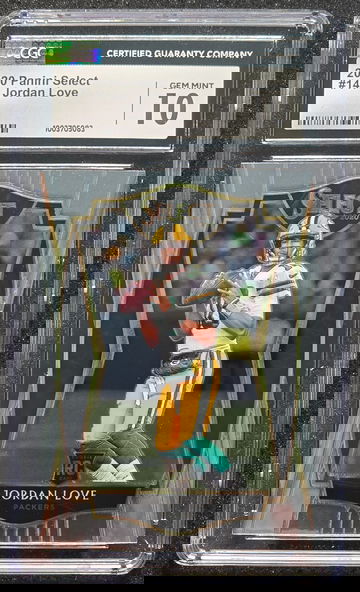 2020 Panini Select Jordan Love #147 Premier Level Rookie RC Gem Mint CGC 10