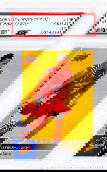 2009 Upper Deck First Edition Stephen Curry #196 PSA 10