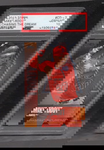 2013 Topps Chasing The Dream #CD-2 Mike Trout LOW POP! PSA 10 GEM MINT