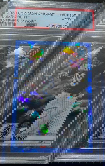 2020 Bowman Sapphire Luis Robert PSA 9 