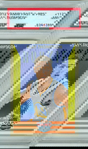 Klay Thompson 2012 Panini Past & Present #172 PSA 9 Rookie RC